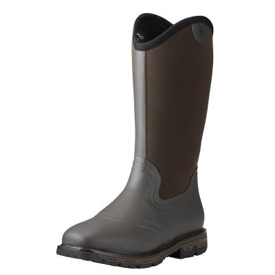 Ariat Conquest Neoprene - Regenlaarzen DonkerBruin Heren - 10981-381